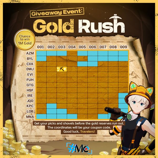 [Event] Giveaway Event: Gold Rush!